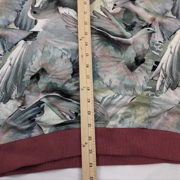 PLAYCLOTHS MENS LONG SLEEVE DOVE PULLOVER HOODIE SIZE MEDIUM - Picture 7 of 8